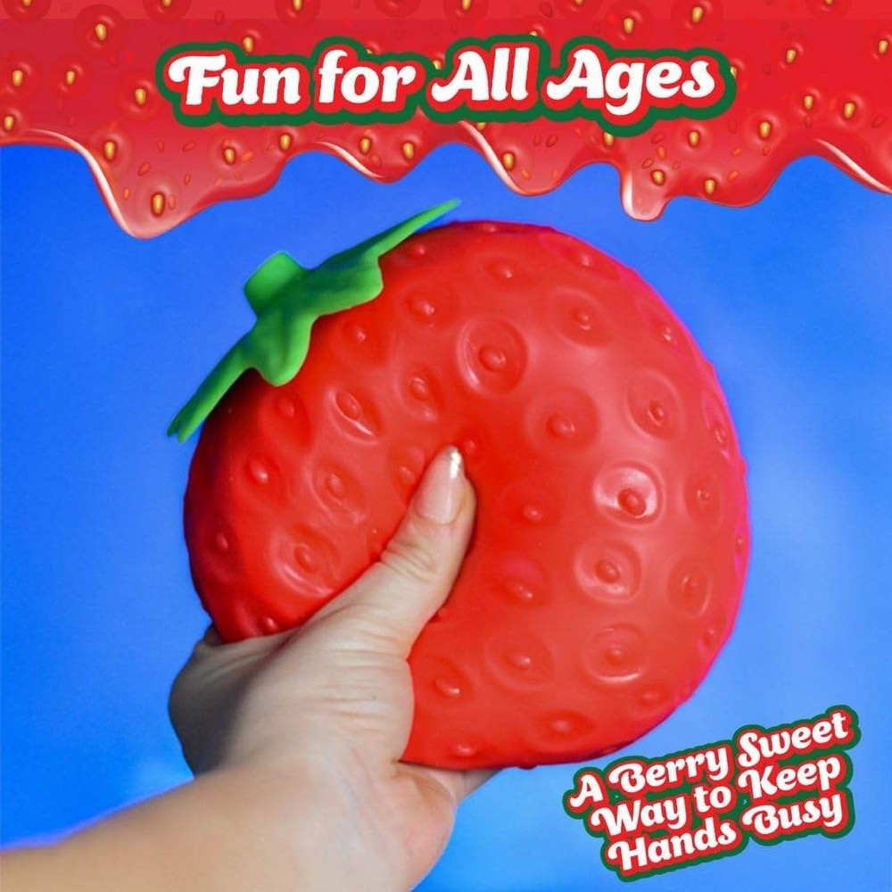 Jumbo Super Large Strawberry Squeeze Toy